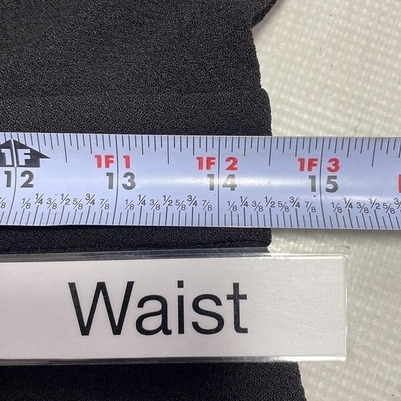 Bobeau Dress Black Tulip Hem Short Sleeves Medium Petite - Picture 10 of 13